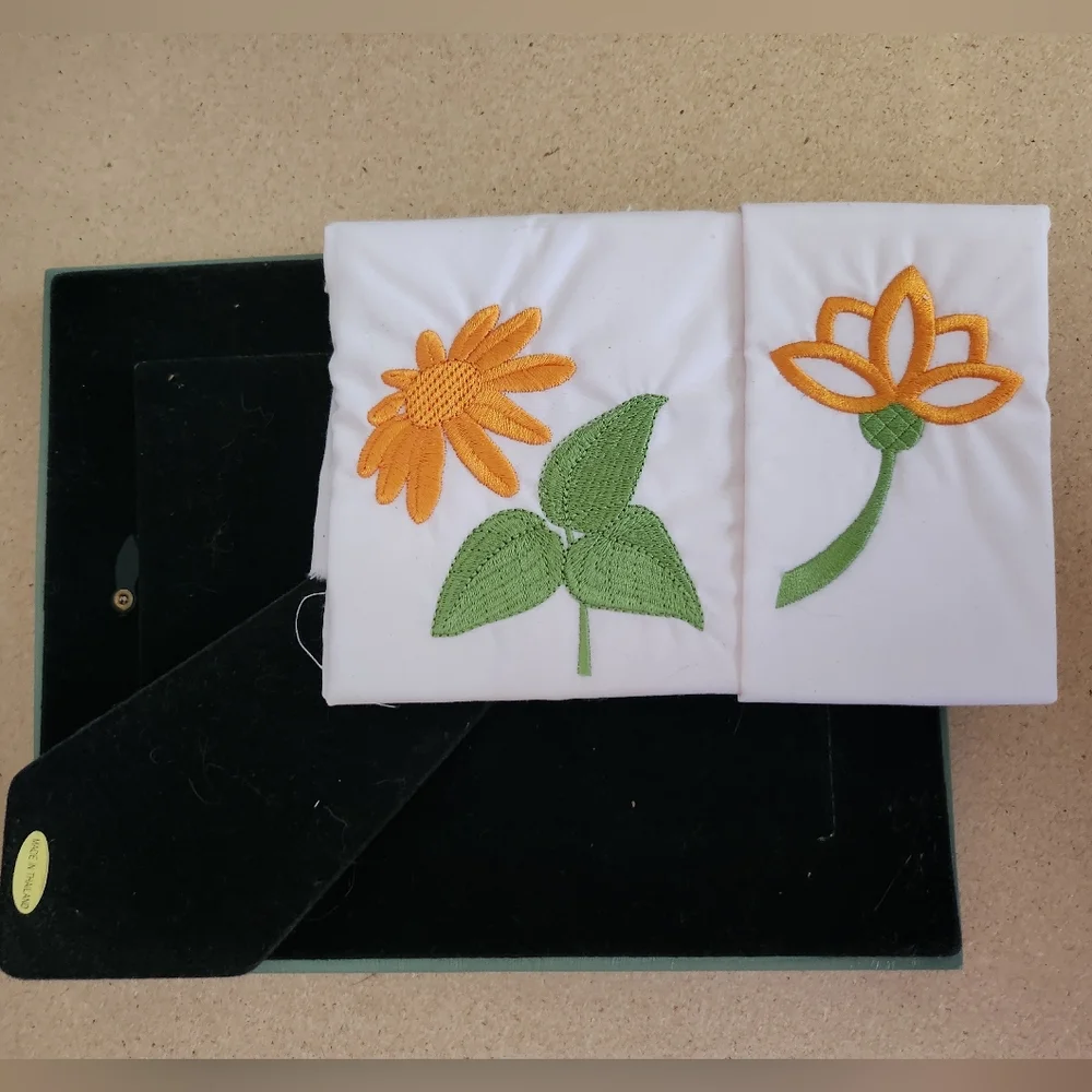 Hand Crafted embroidery flowers